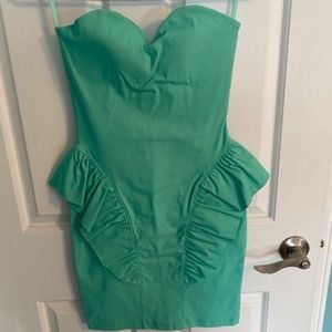 Mint Green Bodycon Dress, Size M